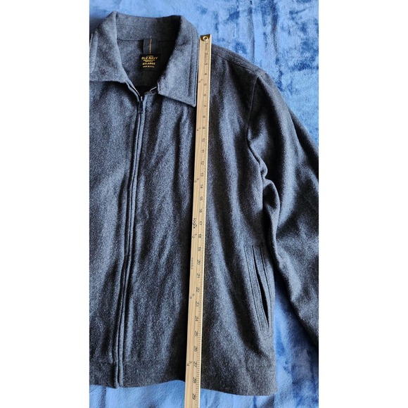 Vintage Old Navy San Francisco New york Wool Blend Coat Full Gray Men 2XL - Picture 6 of 8